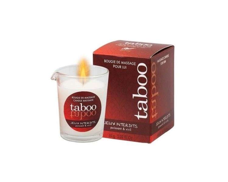 Taboo Men's Braiding Partner Massage Wellness Candle 60g