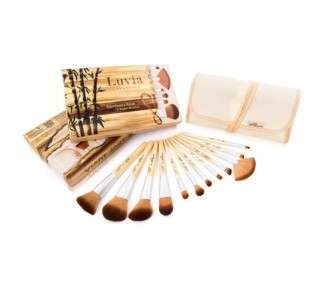 Luvia Cosmetics Vegan Makeup Brush Set - 12 Brushes for Sensitive Skin - Gift Idea for Women