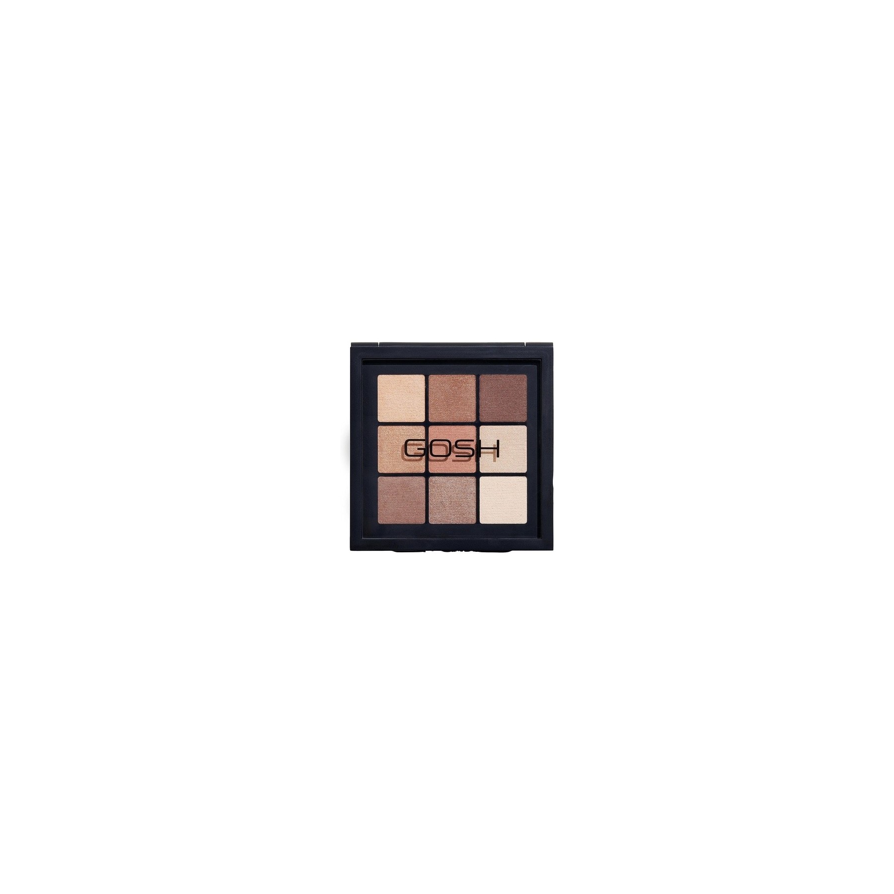 GOSH Eyedentity Vegan Eyeshadow Palette with 9 Perfectly Matched Colors in Matte and Metallic 004 Be Here