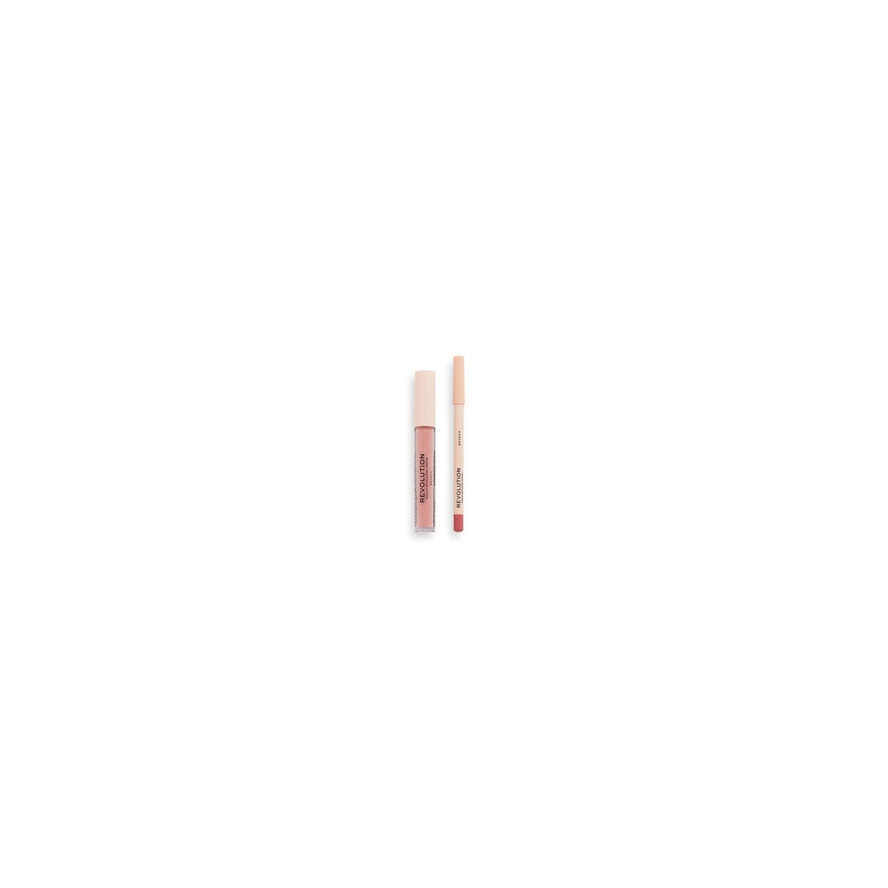 Makeup Revolution London Lip Contour Kit Brunch Lip Gloss and Lip Liner Duo 1ml 1g