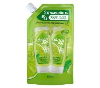 Dusch Das Lime Mint 3 in 1 Shower Gel and Shampoo 500ml