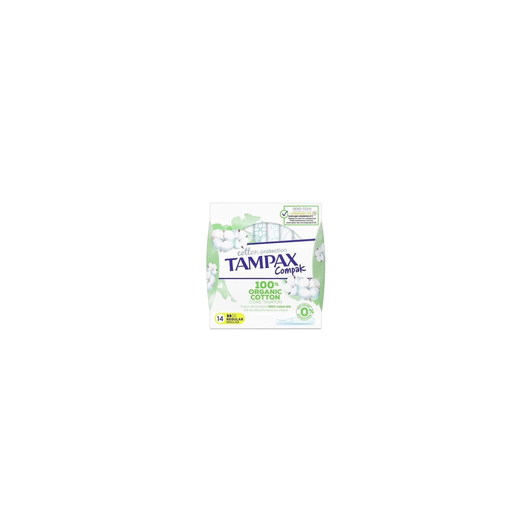 Tampax Compak Cotton Protection Regular Tampons with Applicator
