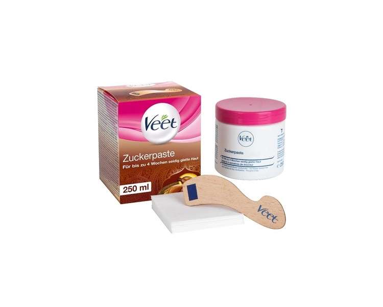 Veet Pure Sugar Paste with Argan Oil for Hair Removal on Body & Face 250ml