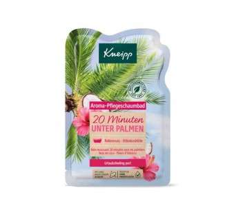 Kneipp Aroma Care Foam Bath 20 Minutes Under Palms - Moisturizing Bath Additive with Coconut & Hibiscus Blossom Scent for Noticeably Soft Skin 50ml