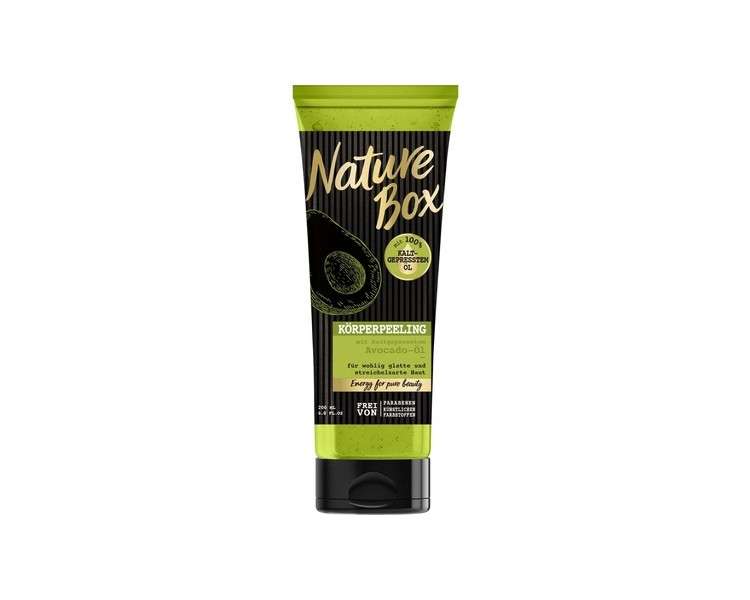 Nature Box Avocado Oil Body Scrub 200ml - Pack of 3