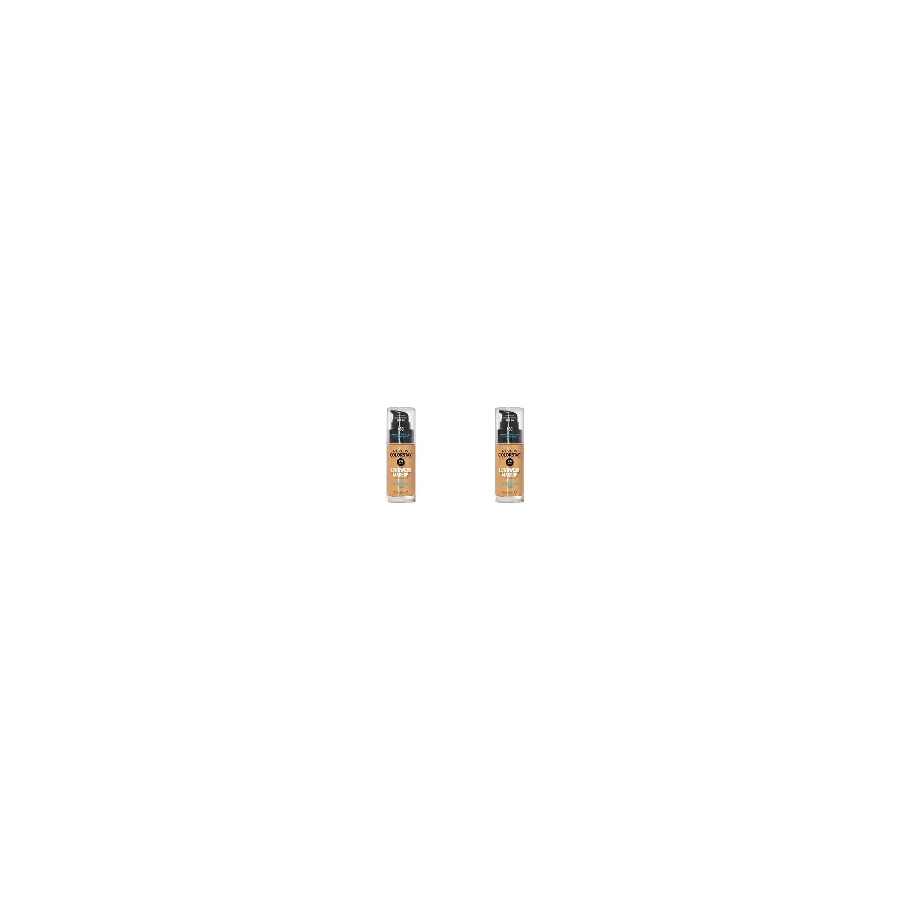 Revlon ColorStay Liquid Foundation for Normal & Dry Skin SPF 20 1 Fl Oz - Pack of 2