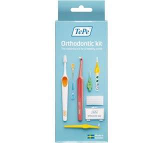 TEPE Orthodontic Kit 10pcs Oral Care for Cleaning Braces and Implants Interdental Tools Good for Teeth Plaque Removal Dental with Wax