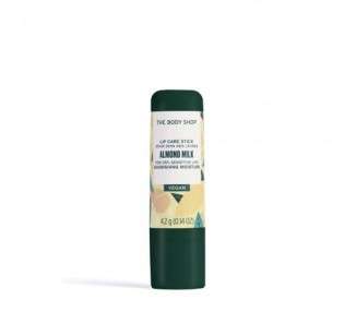 The Body Shop Almond Milk Lip Care Stick for Dry, Sensitive Lips Nourishing Moisture Vegan 4.2g