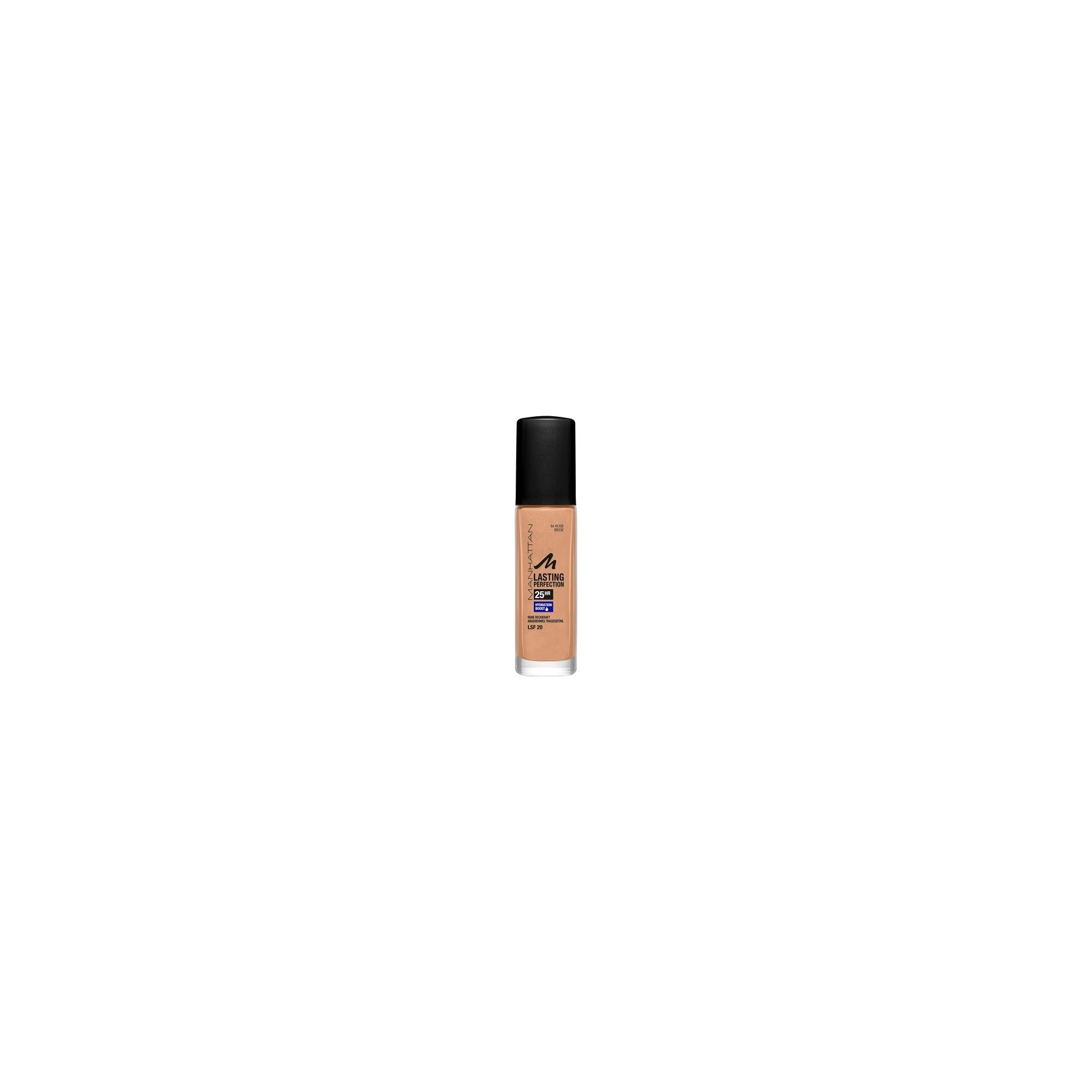 Manhattan Lasting Perfection 25 Hour Make-Up Rose Beige 64 Moisturizing Foundation 30ml