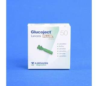 GlucoJect Lancets Plus 50 Sterile Lancets Berlin-Chemie PZN 03992373