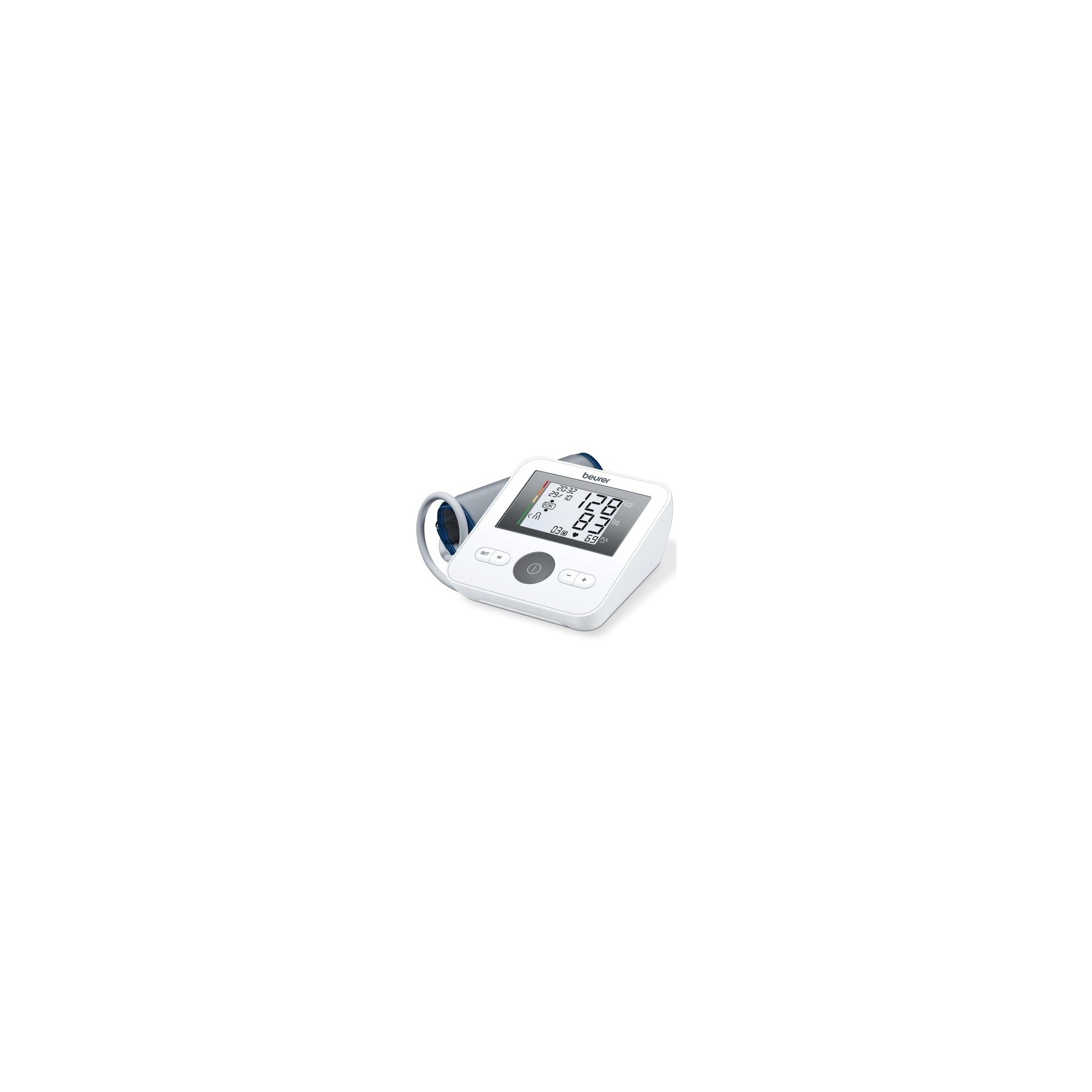 Beurer BM27 Automatic Blood Pressure Monitor with Arrhythmia Detection and Colour-Coded Risk Indicator XL Upper-Arm Cuff Beurer BM27 Automatic Blood Pressure Monitor with Arrhythmia Detection and Colour-Coded Risk Indicator XL Upper-Arm Cuff