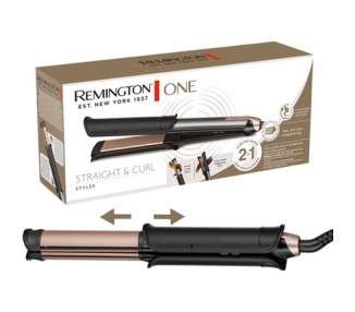 Remington Hair Straightener & Curling Iron 2-in-1 Multistyler with Digital Display