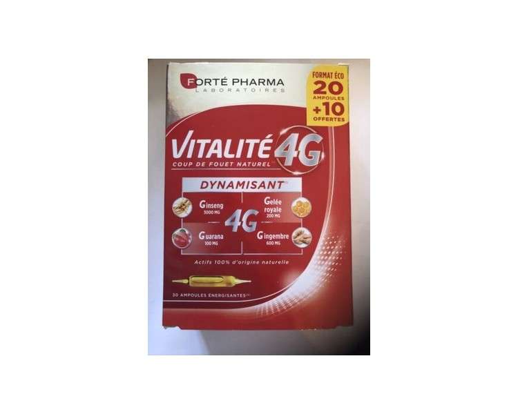 Forté Pharma Vitalité 4G 30 Bulbs