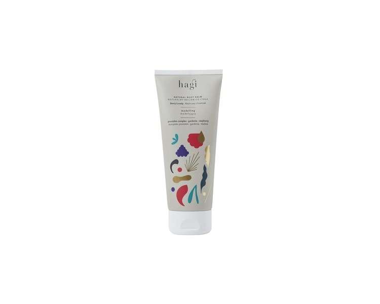 Hagi Natural Firming Body Lotion with Monoi Oil Berry Lovely Modeling Body Lotion Smooths and Firms Strawberries Raspberries Blackberries 200ml