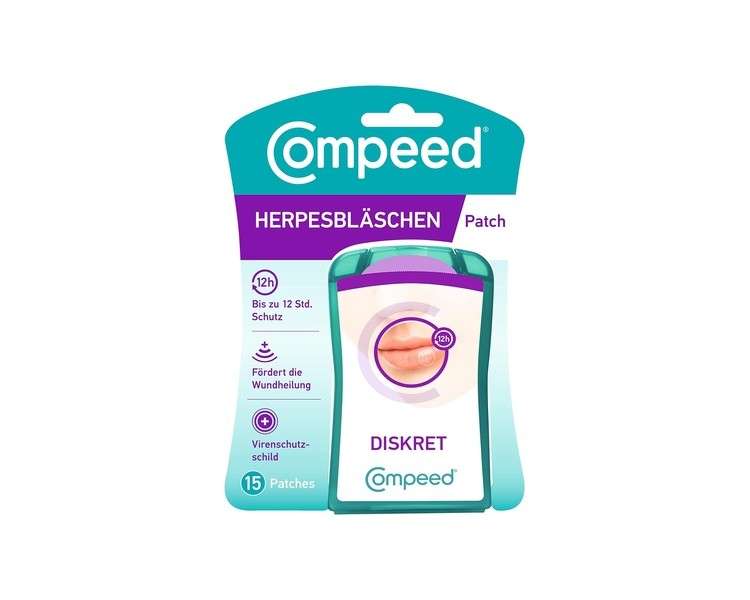 Compeed Herpes Bubble Patch with Applicator for Accelerated Wound Healing on the Face