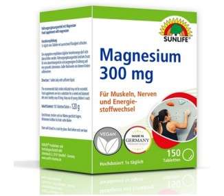 Sunlife Magnesium Tablets 300mg