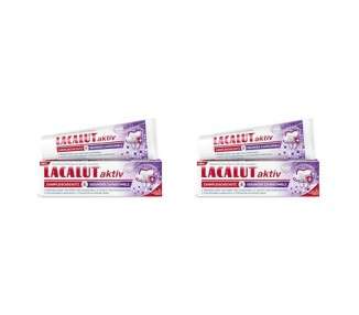 Lacalut Active Gum Protection & Healthy Enamel for Protection against Periodontitis and Gum Inflammation, Promotes Healthy, Strong, and Naturally White Teeth
