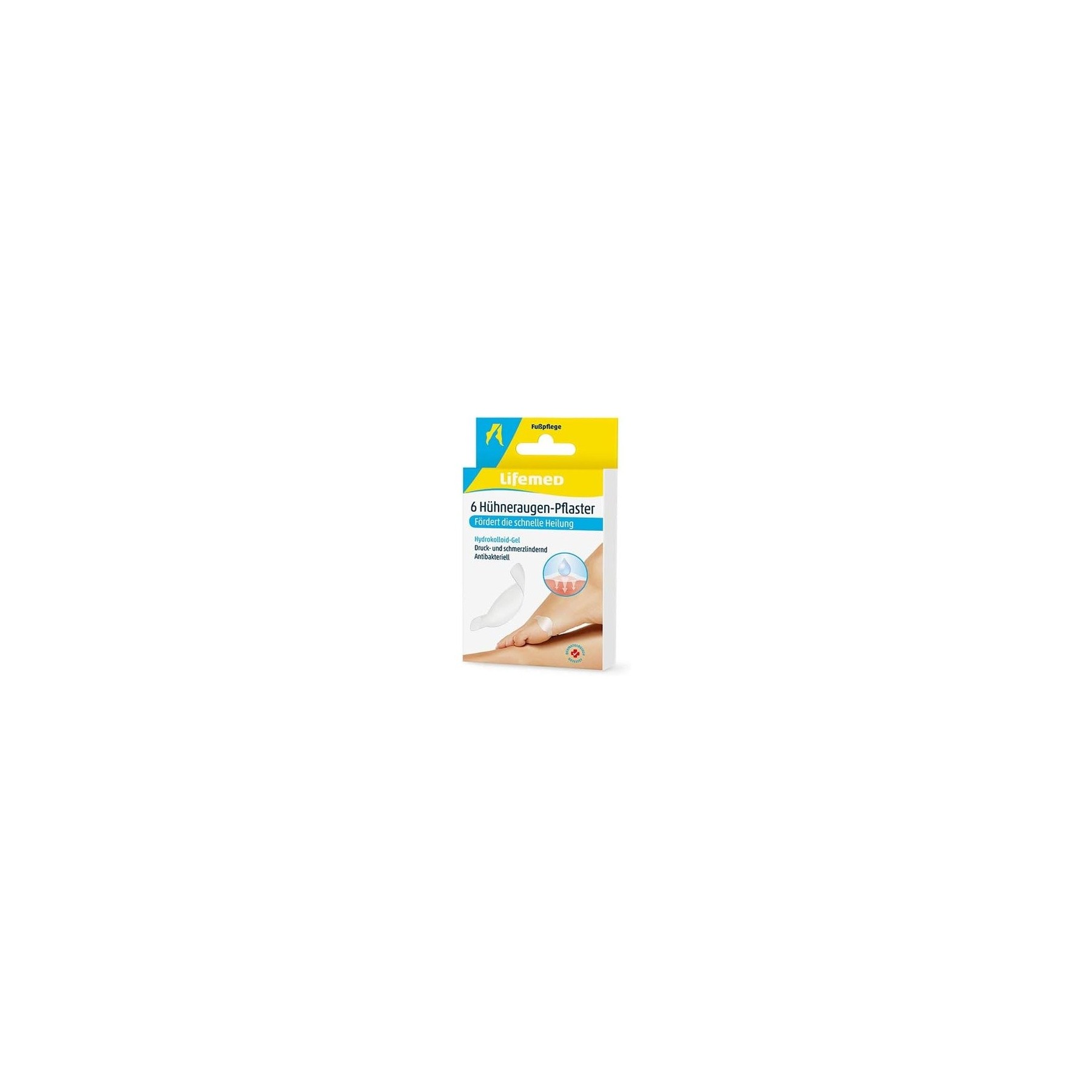 Lifemed Chicken Eye Plaster 4.5cm x 2.2cm Transparent - Protects Against Bacteria and Promotes Fast Healing