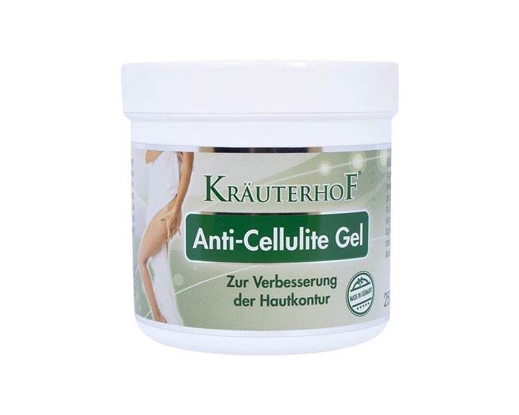 Kräuterhof Anti-Cellulite Gel 250ml Firming Cream with Warming Effect