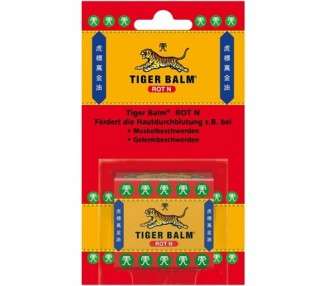Tiger Balm Red N - Natural Balm for Promoting Skin Circulation - Rub with High-Quality Essential Oils 19.4g