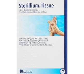 Paul Hartmann AG 9812290 Sterillium Tissue Hand Disinfection Wipes