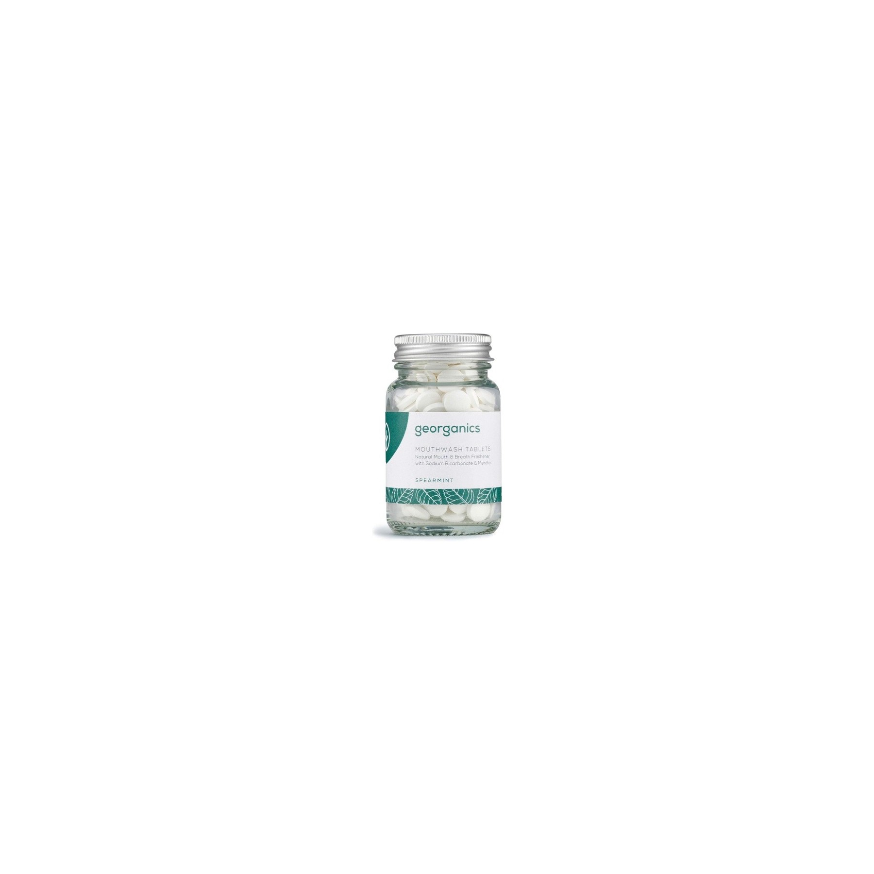 Georganics Organic Mouthwash Tablets Spearmint 180 Tablets