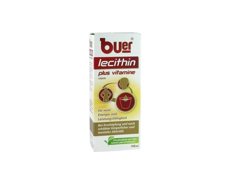 BUER LECITHIN Plus Vitamins Liquid 750ml