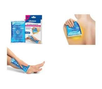 Lifemed Cold & Warm Compress 14cm x 13cm Blue Size Small