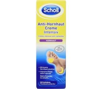 Scholl Intensive Anti-Corn Cream Moisturizing Cream for Feet - Effective Corn Reduction after One Application - Intensive Foot Care 75ml