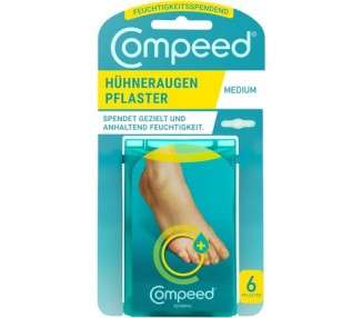 Compeed Moisturizing Corn Plasters - Hydrocolloid Plasters for Corns on the Feet