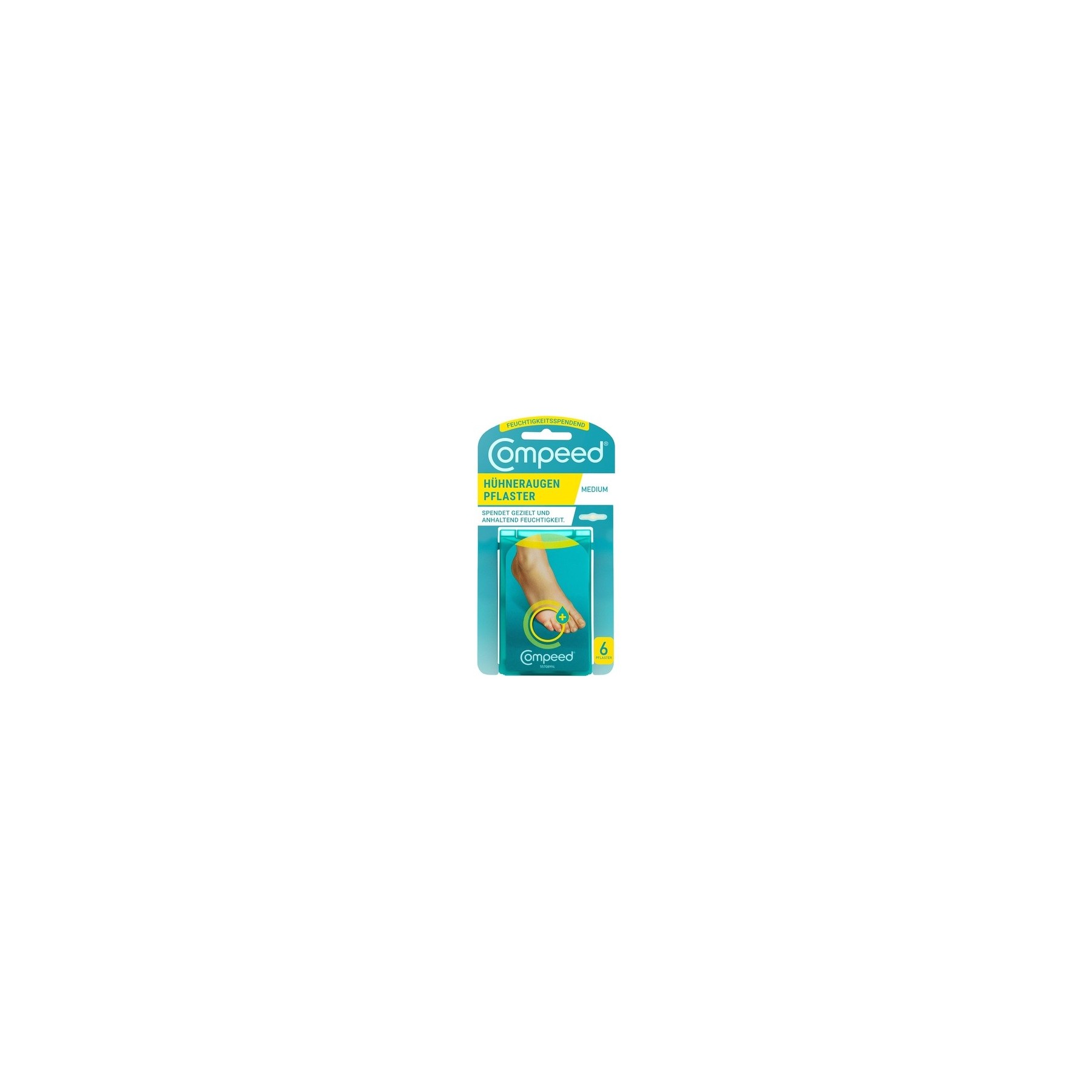 Compeed Moisturizing Corn Plasters - Hydrocolloid Plasters for Corns on the Feet