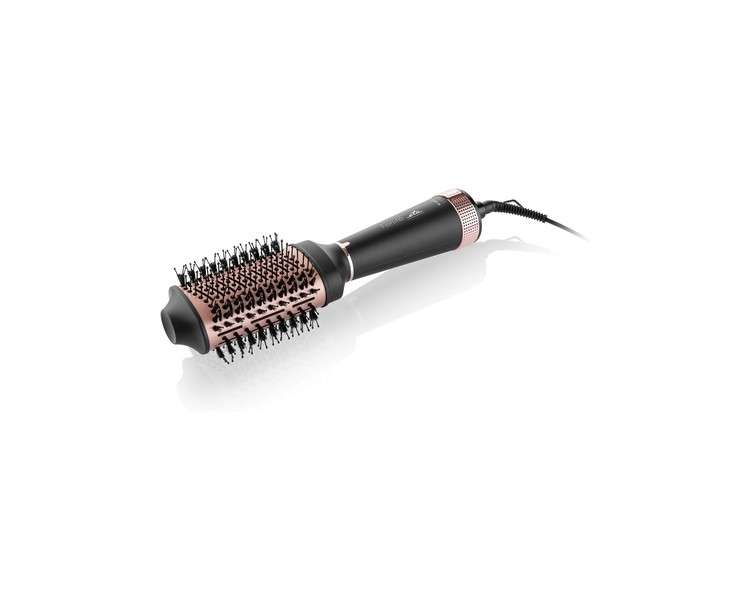 ETA Fenite I Black Edition Styling Brush 2in1 Hair Dryer & Volumizing Brush 1300W Ion Function 3 Heat/3 Separate Blower Levels Black