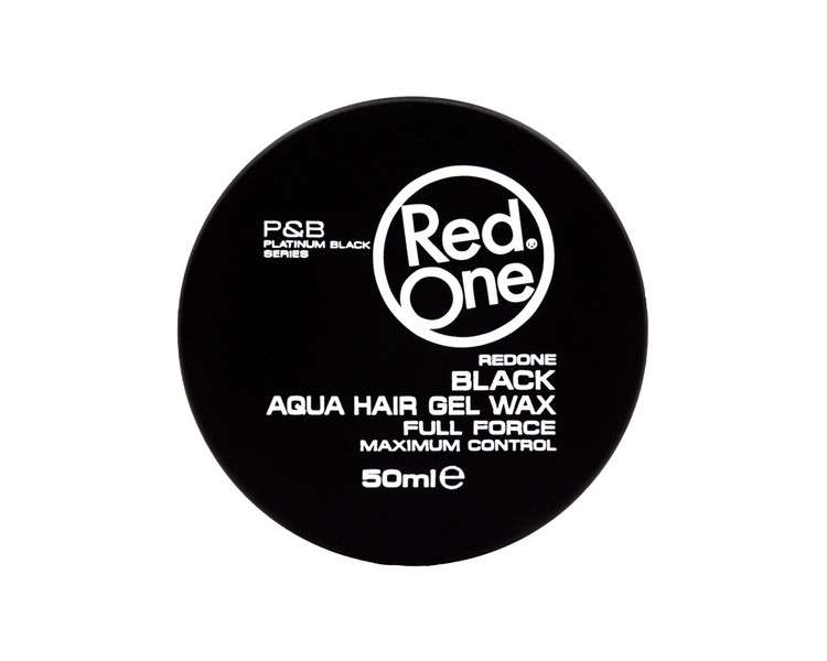 Redone Hair Styling Aqua Wax Black 50ml Gel Wax Lime Scent Extra Hold Men Women Hair Wax Long Lasting Shiny Look Maximum Control