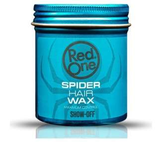 Redone Hair Styling Spider Wax Show-Off 100ml Maximum Control Women Men Hair Wax Medium Shine Spider Blue