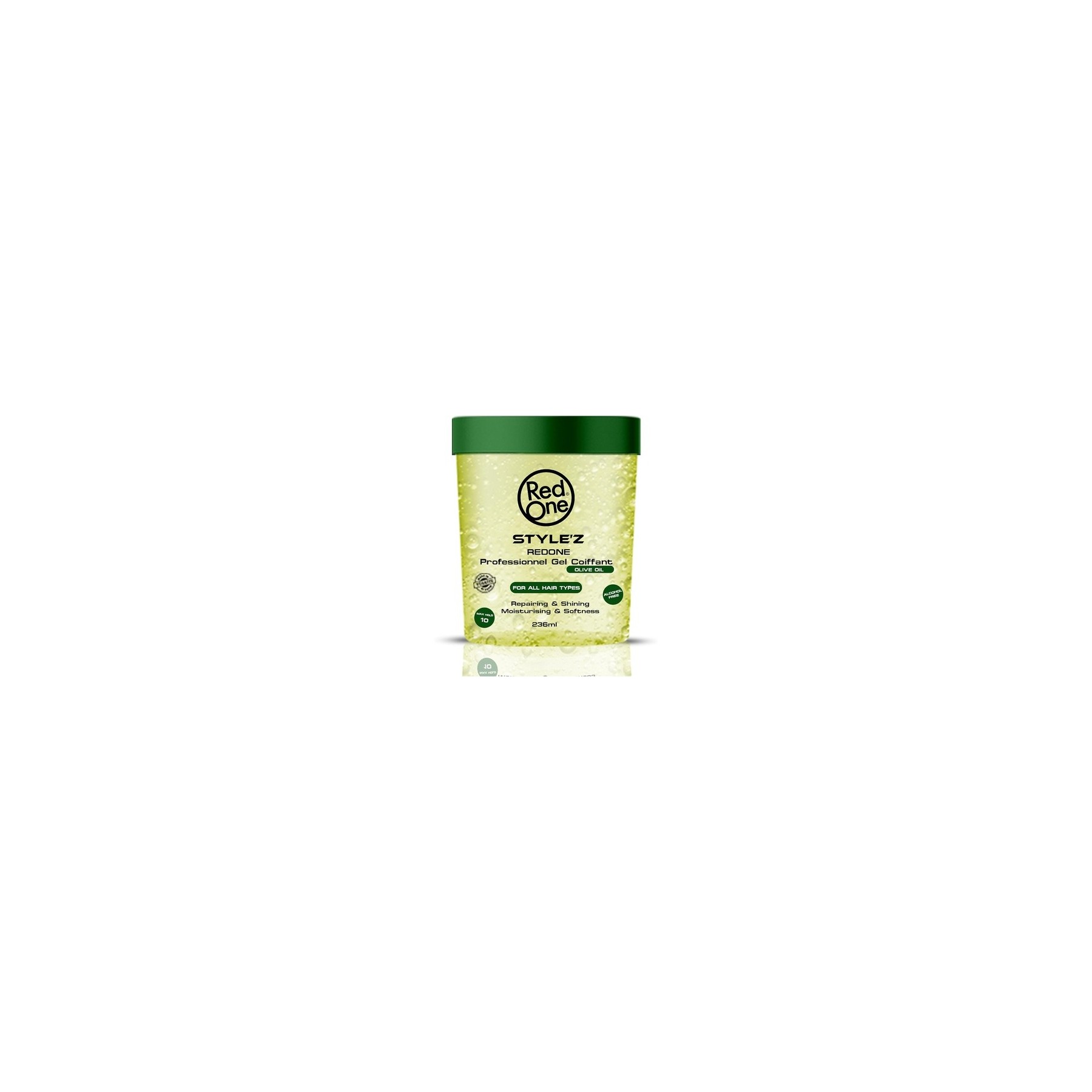 Redone Hair Gel Olive Oil Styling Gel Adds Shine and Tames Split Ends Provides Weightless and Superior Hold 236ml
