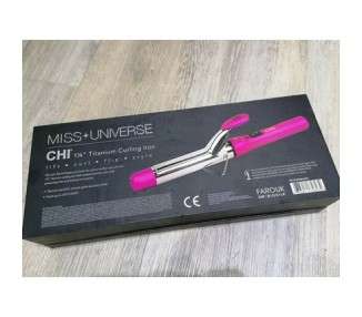 MISS UNIVERSE CHI Titanium Curling Iron 1 1/4'' Special Edition - Brand New!