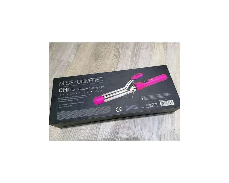 MISS UNIVERSE CHI Titanium Curling Iron 1 1/4'' Special Edition - Brand New!