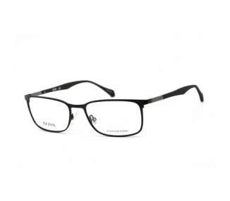 New Hugo Boss 0828 YZ2 Rectangular Matte Black Glasses - Authentic