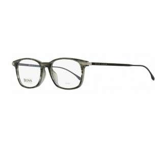 Hugo Boss Rectangular Glasses B0989 PZH Striped Gray 51mm