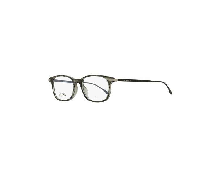 Hugo Boss Rectangular Glasses B0989 PZH Striped Gray 51mm