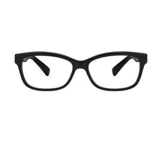 Jiy Choo 110 Women's Glasses 029A Glossy Black Rectangular 53 New 100% Authentic