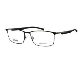 Hugo Boss Unisex Black/Ruthenium Rectangular Frame Glasses Boss 1201 05MO 00