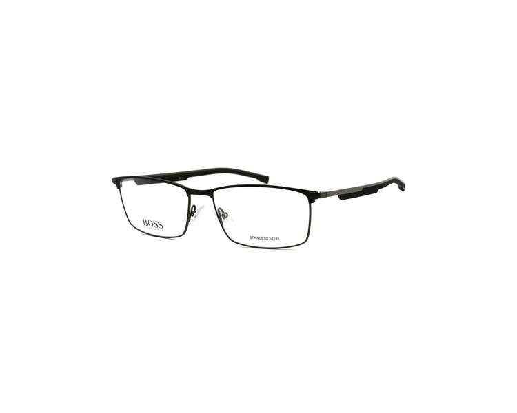 Hugo Boss Unisex Black/Ruthenium Rectangular Frame Glasses Boss 1201 05MO 00