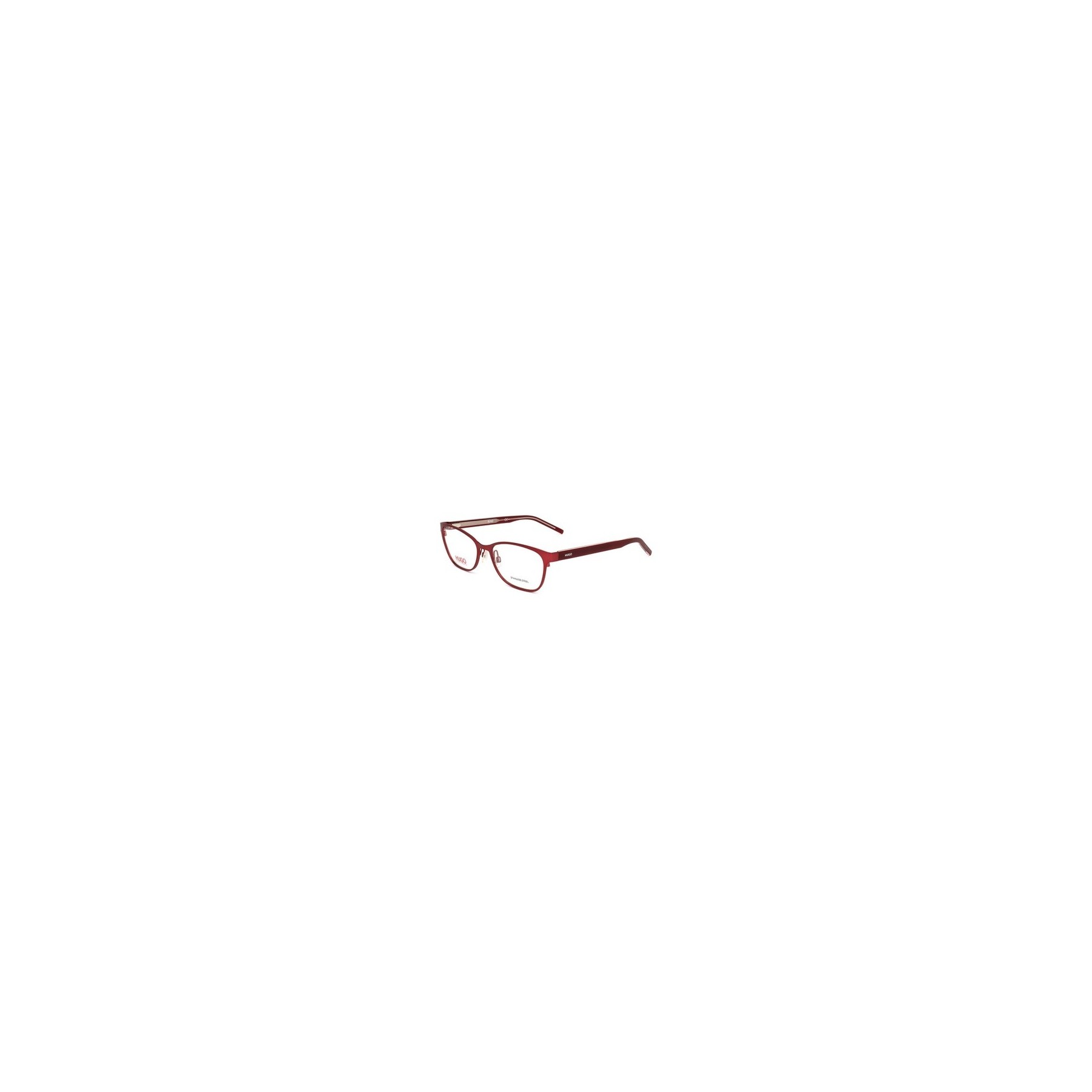 Hugo HG 1008 QYF Matte Burgundy Pink Women's Eyeglasses