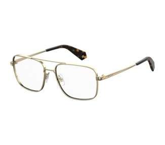 Polaroid Sunglasses PLD D359/G Rectangular Prescription Eyewear Frames Gold Demo Lens 57mm 17mm