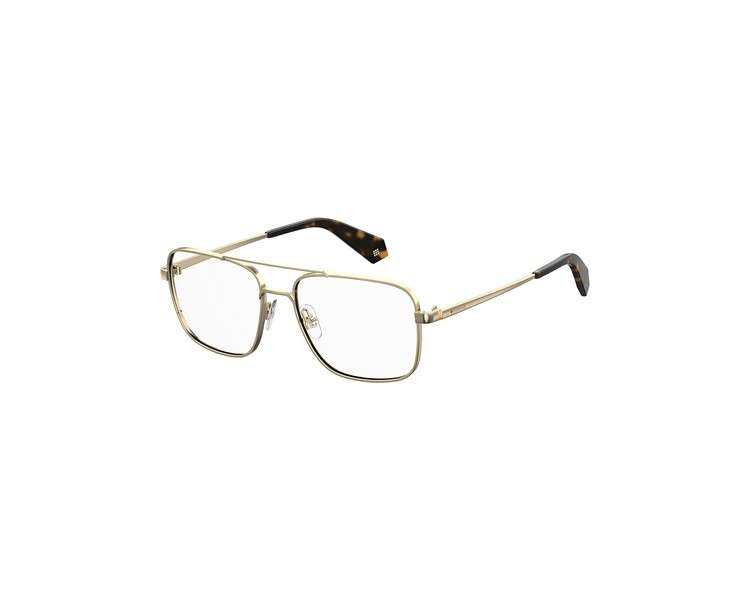 Polaroid Sunglasses PLD D359/G Rectangular Prescription Eyewear Frames Gold Demo Lens 57mm 17mm