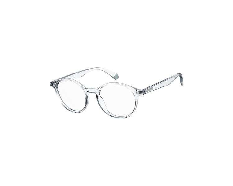 Polaroid Sunglasses PLD D380 Round Prescription Eyewear Frames Crystal Demo Lens 49mm 18mm