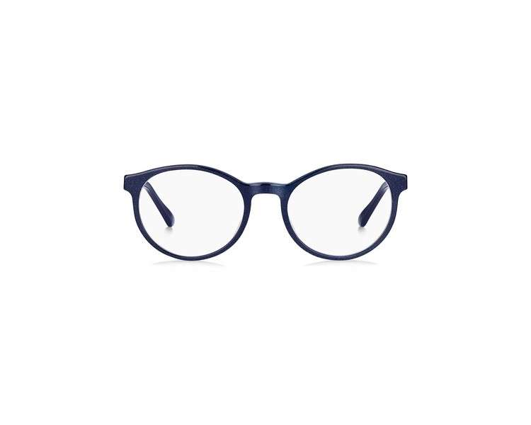 Jimmy Choo 272 Women's Glasses 0JOO Blue Glitter Oval 49mm New 100% Authentic