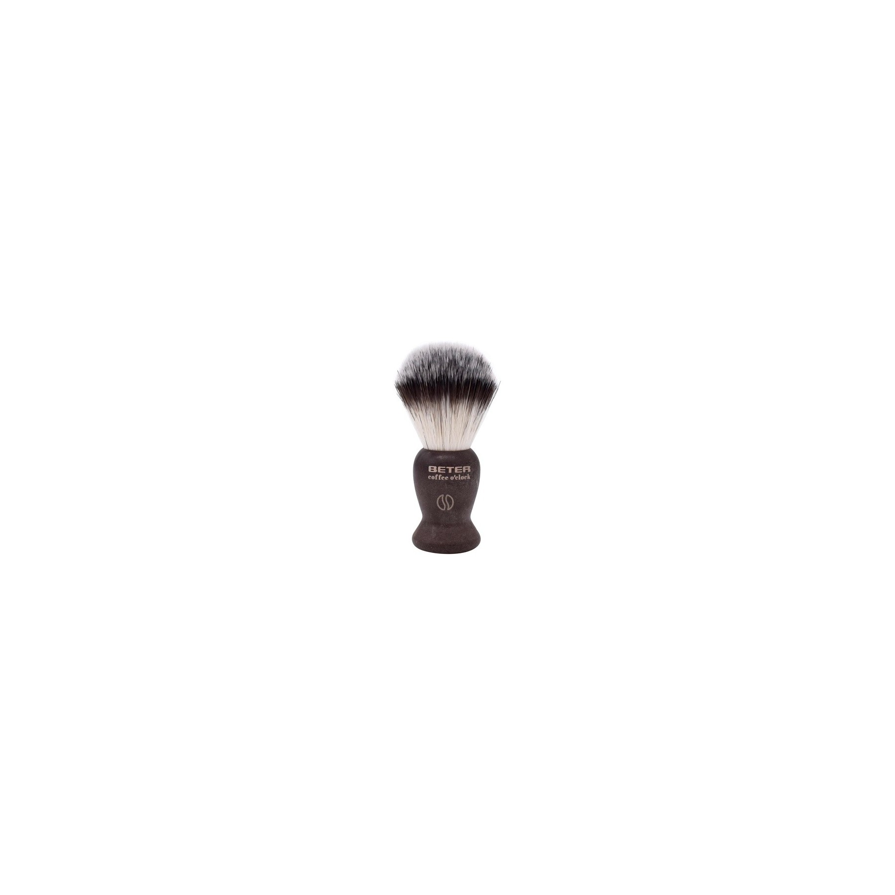 Beter Shaving Brush with Synthetic Bristles for Vegans Coffee O'clock Model