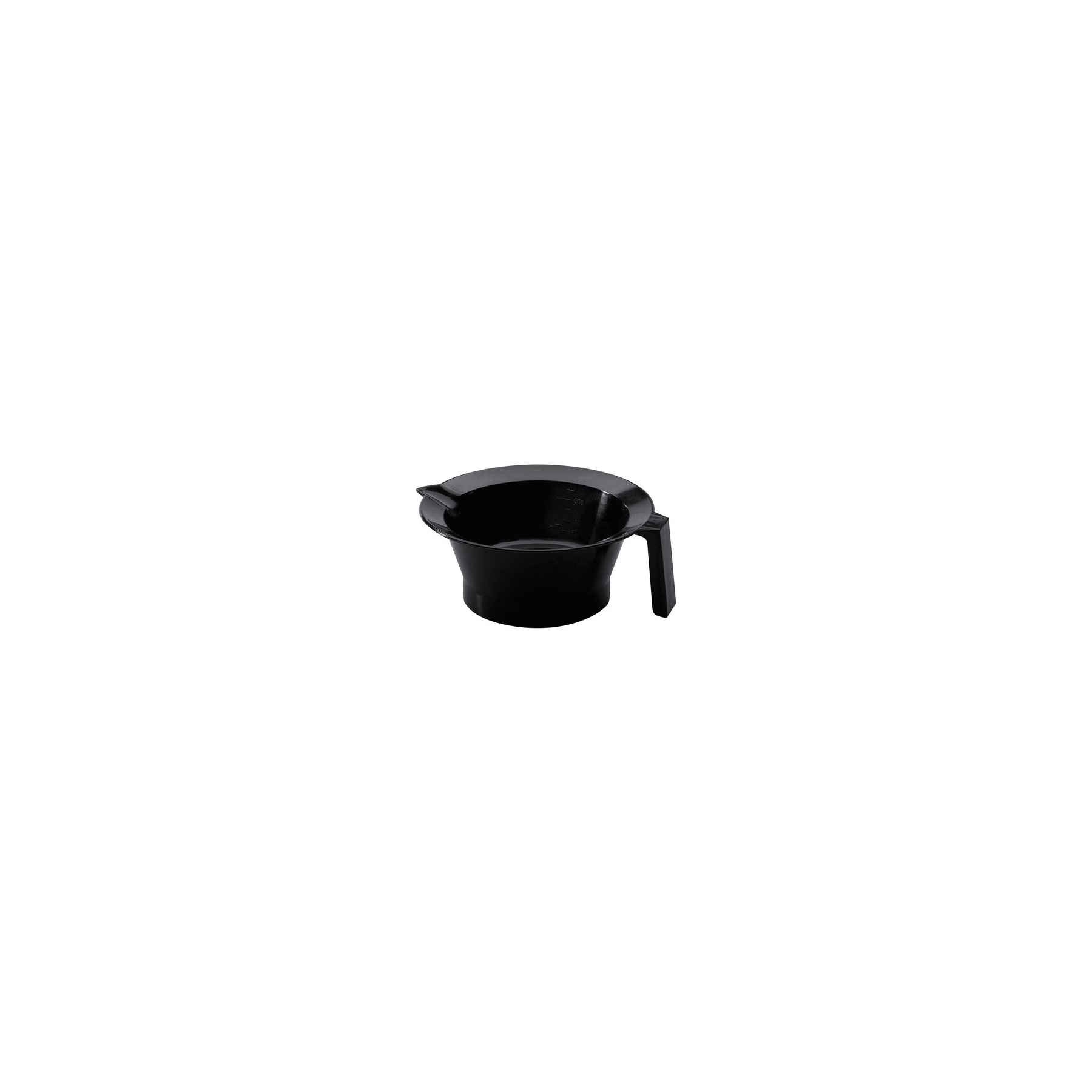 Comair 3011695 Dye Bowl with Rubber Ring and Handle Black